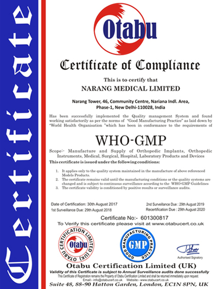 WHO: GMP Compliance