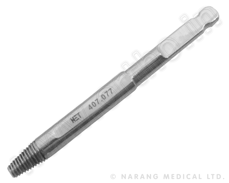 V407.077 - Conical Extraction Screws (Left Hand Thread) For 2.7 mm and 3.5 mm Cortex, 3.5 mm Cannulated, 4.0 mm Cancellous Bone Screws, and 3.9 mm Locking Bolts