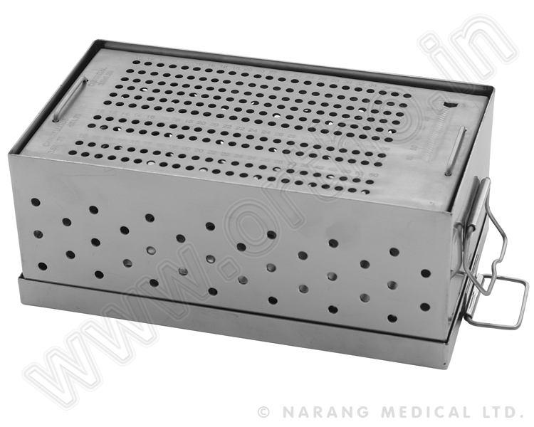 V400.026 - Container for 3.5 & 4.0mm Screws, Large with One Instrument Tray