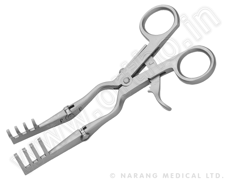 V311.008 - Mini Self Retaining Retractor for Metacarpals ( with Hinge), SS	