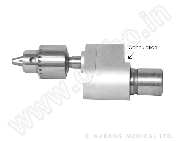SPT2103 - Vet Canulate Drill Attachment Quick chuck: Maximum for diameter of 8.00mm forward/reverse control. For Trauma Operation